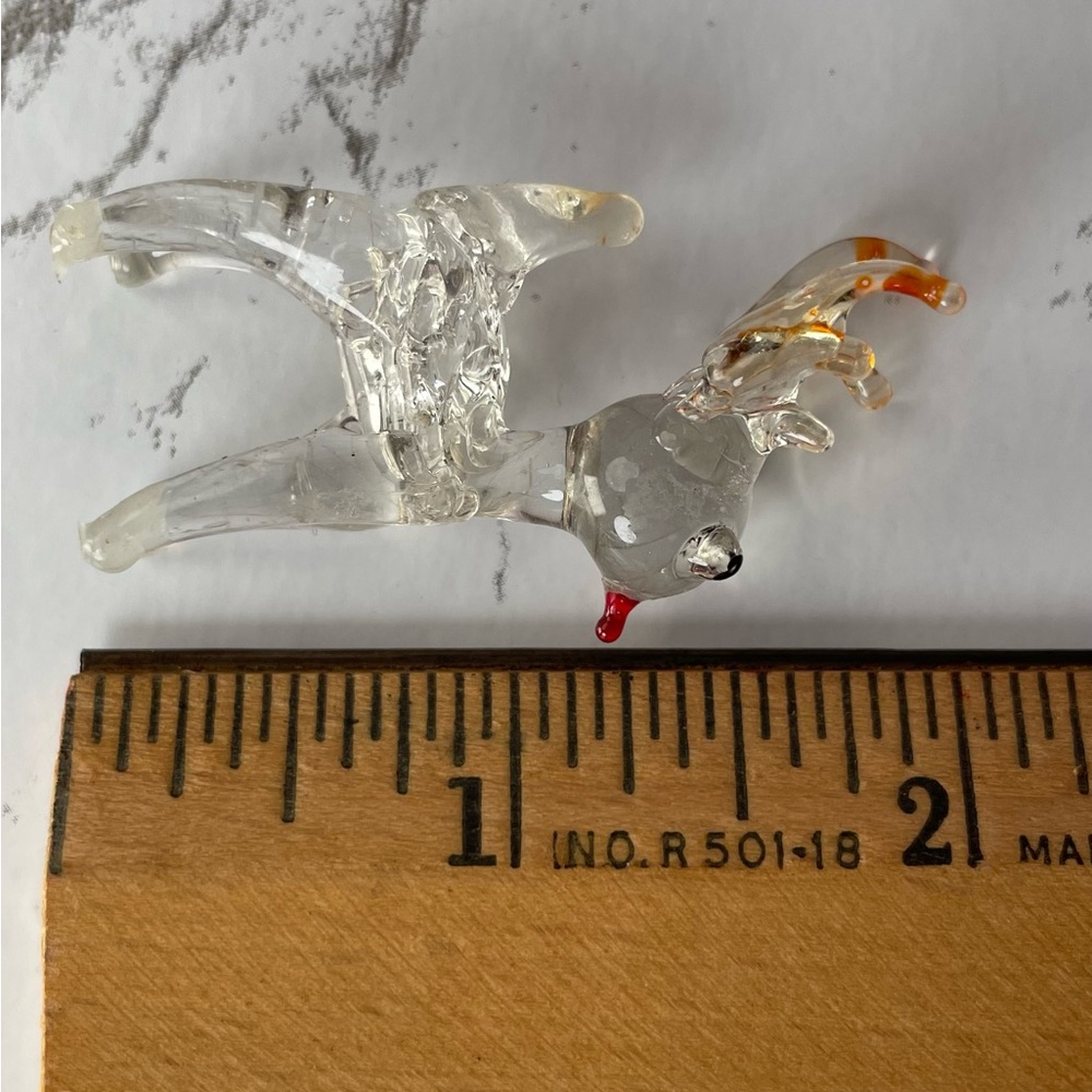 Mini Glass Reindeer Rudolph - Picture 11 of 14